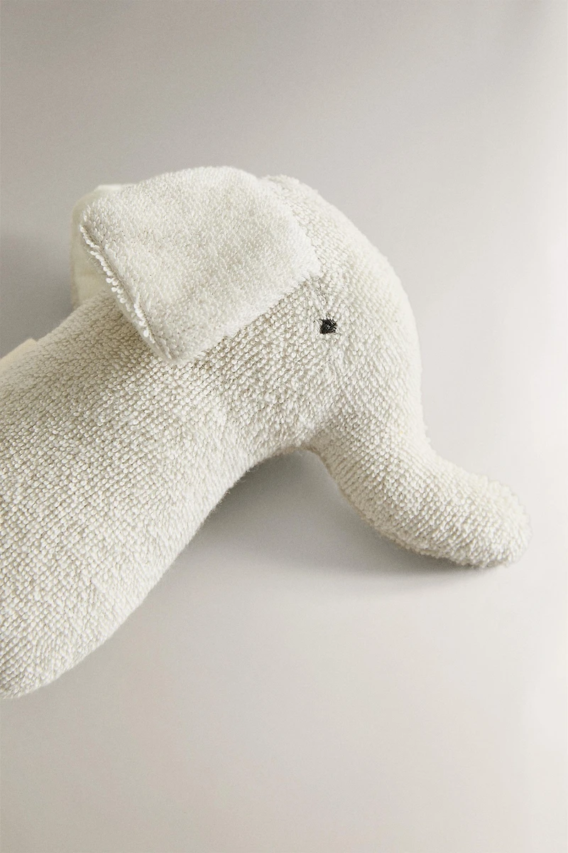CHILDREN'S ELEPHANT PLUSH TOY RATTLE
