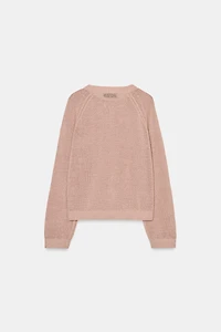 PULL EN MAILLE À BOUTONS