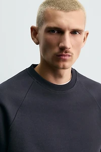 SWEAT COL ROND COUPE DÉCONTRACTÉE