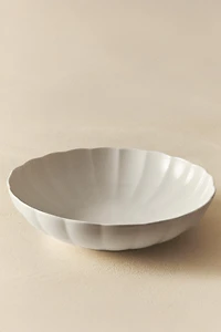 SCALLOPED PORCELAIN SALAD BOWL