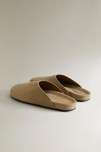 MINIMALIST LEATHER MULES
