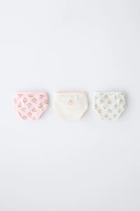 2-6 YEARS/ THREE-PACK OF BOHO BRIEFS