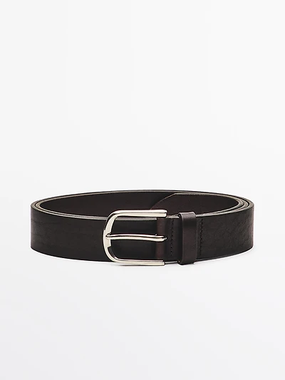 Ceinture en cuir nappa