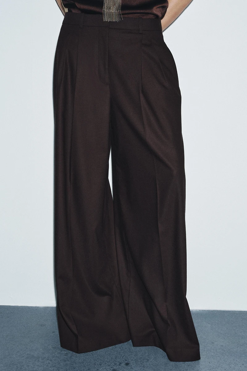 ZW COLLECTION WIDE LEG PLEATED PANTS