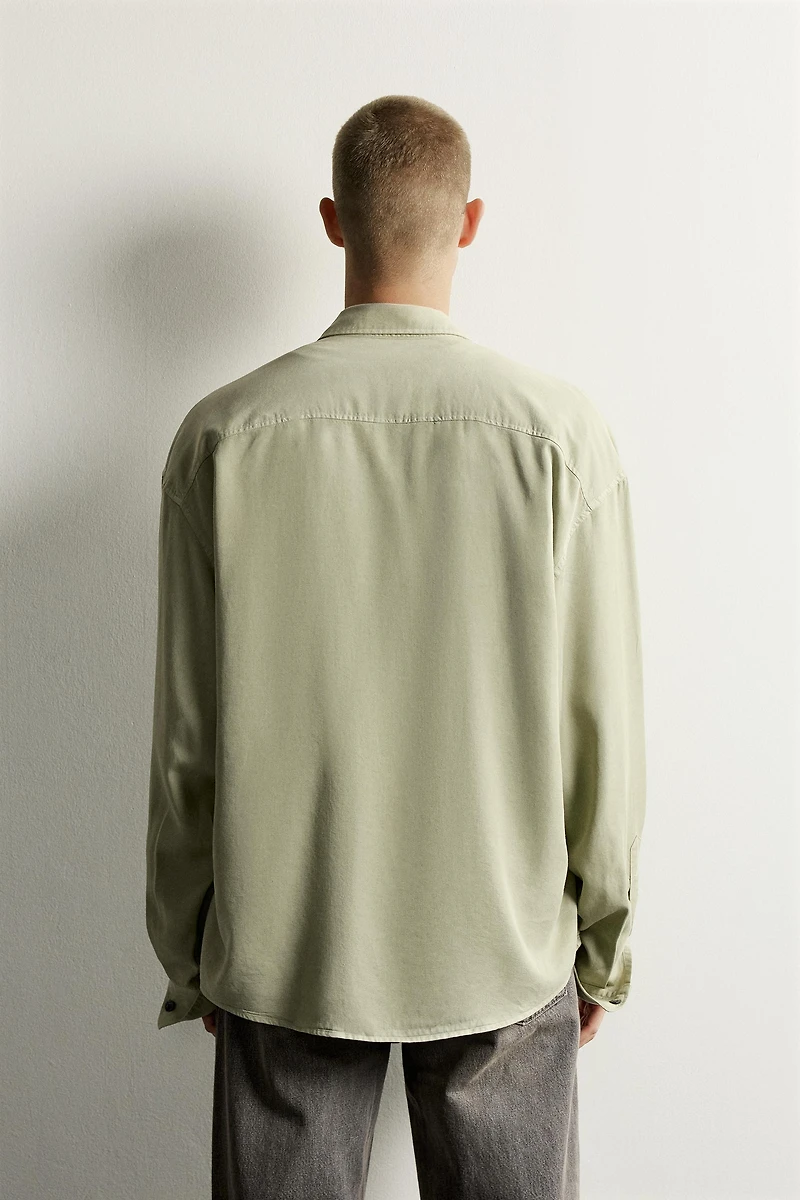 RELAXED-FIT FLUID SHIRT