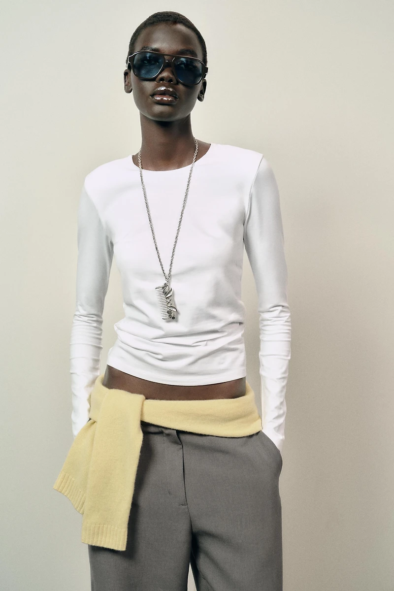 T-SHIRT BASIQUE EN COTON