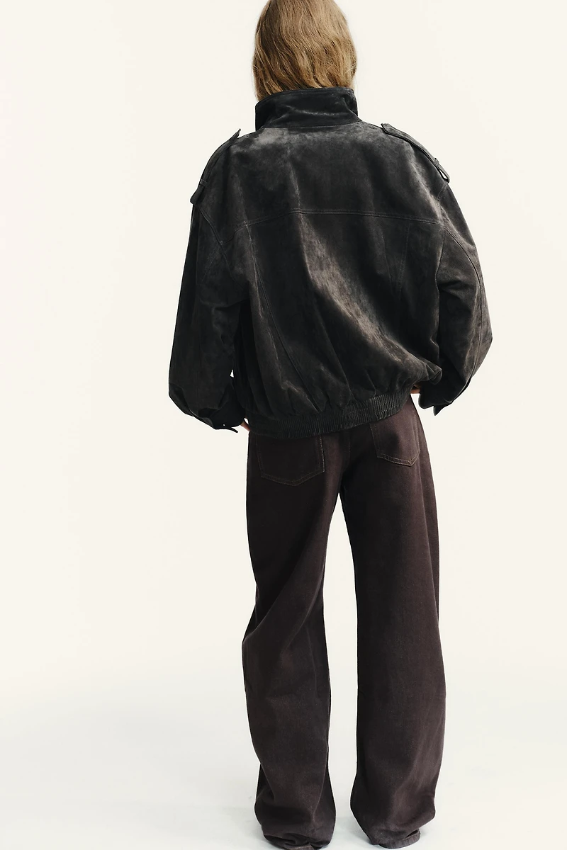 SUEDE LEATHER JACKET