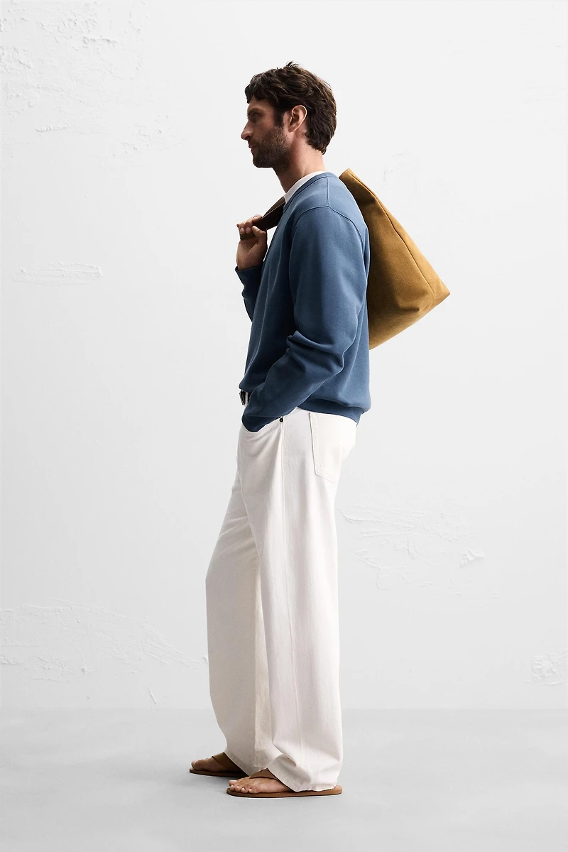 BASIC CREW NECK SWEATSHIRT