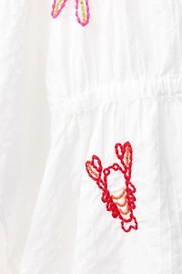 EMBROIDERED SEA BEAD CAFTAN