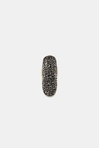 BAGUE NAVETTE À BRILLANTS