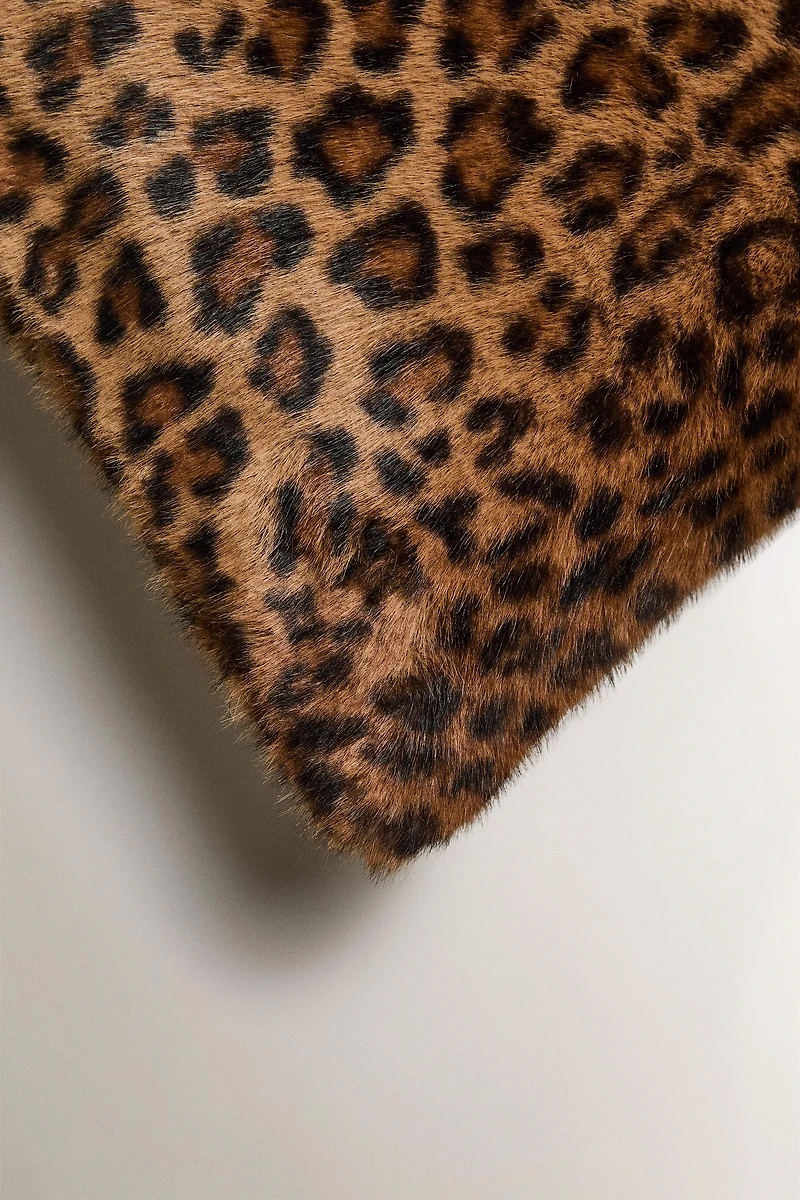 HOUSSE DE COUSSIN IMPRIMÉ ANIMALIER