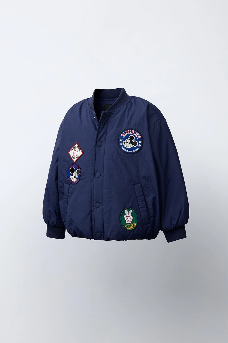 MICKEY MOUSE © DISNEY PATCH BOMBER JACKET