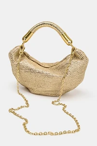 METALLIC EFFECT HANDBAG