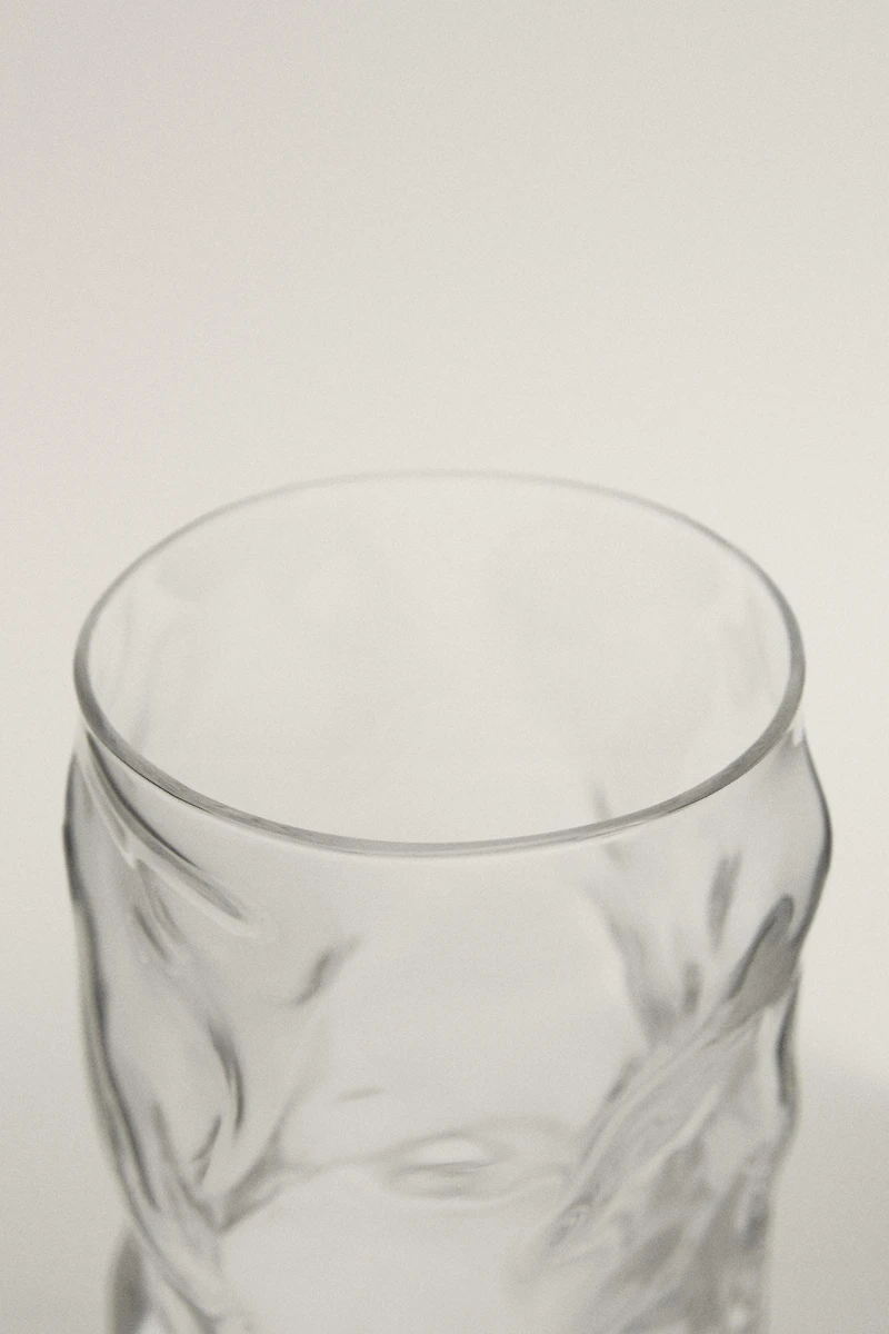 WAVY GLASS TUMBLER