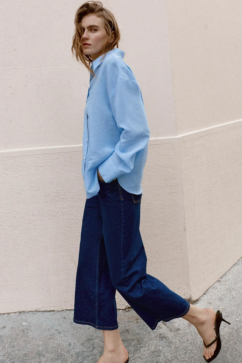 CHEMISE OVERSIZE À RAYURES