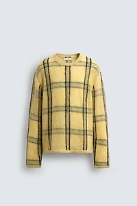 RELAXED FIT STRIPED JACQUARD JUMPER
