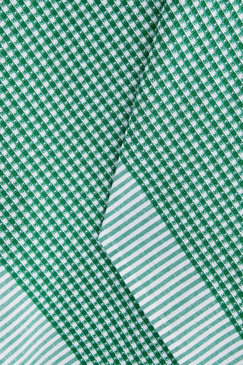 SET OF WAFFLE-KNIT COTTON KITCHEN TOWELS (SET OF 2)