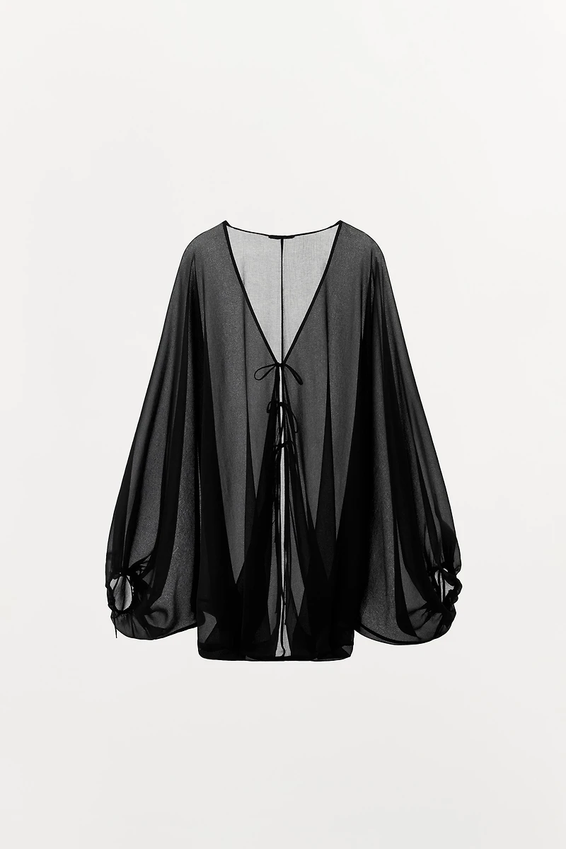 GEORGETTE PUFF SLEEVE TOP LIMITED EDITION