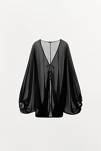 GEORGETTE PUFF SLEEVE TOP LIMITED EDITION