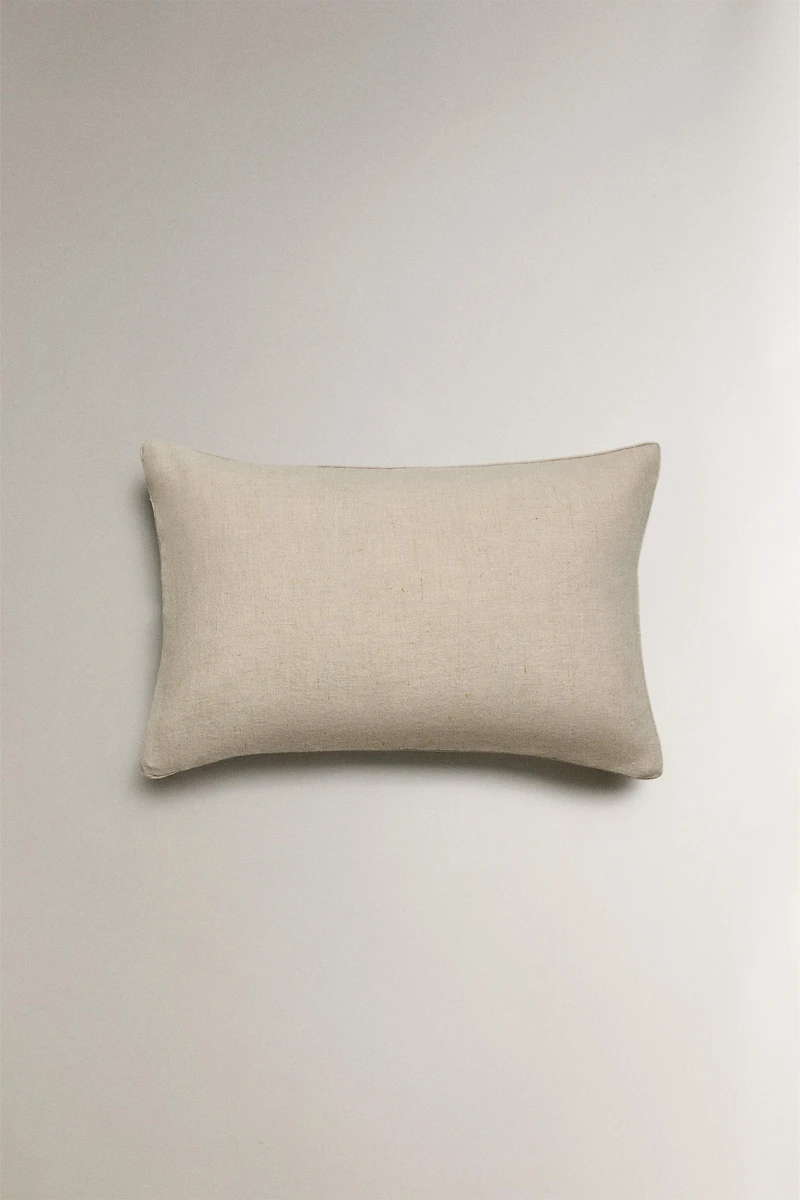 LINEN THROW PILLOW COVER