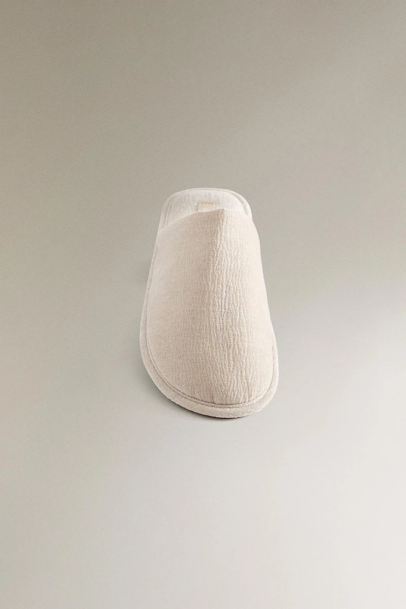 VELVET MULE SLIPPERS