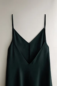 LONG STRAPPY MODAL DRESS