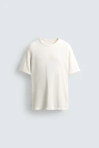 T-SHIRT STRUCTURÉ QUADRILLÉ