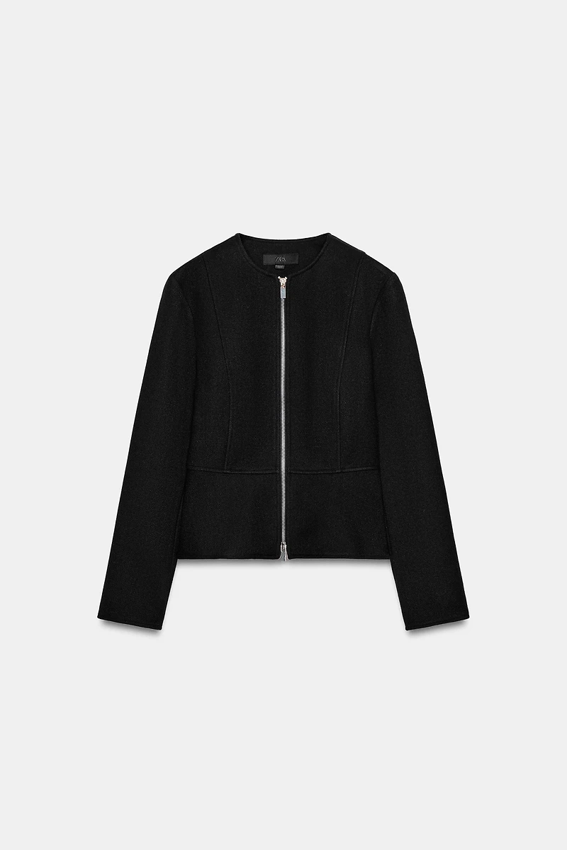 BLOUSON PEPLUM DOUX