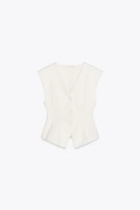 TOP GILET INTERLOCK
