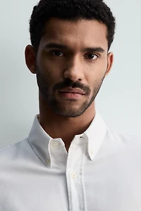 CHEMISE LAVÉE STRUCTURÉE OXFORD