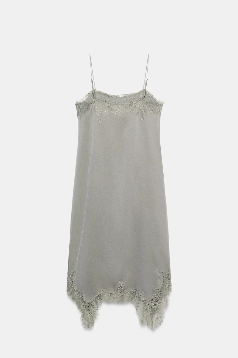 ROBE MI-LONGUE DENTELLE ZW COLLECTION
