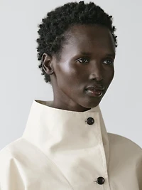 Veste à col montant