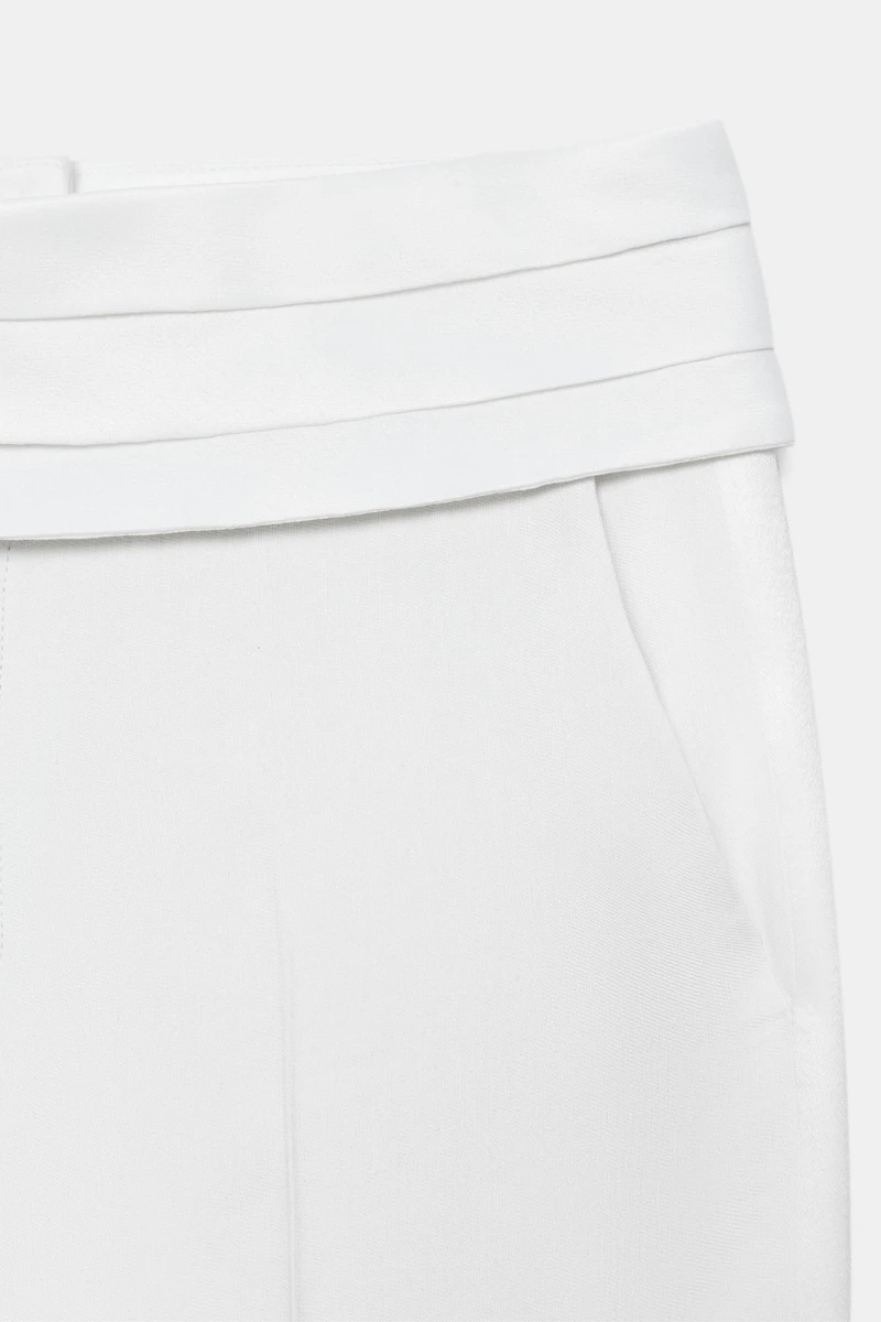 ZW COLLECTION LINEN BLEND CULOTTES
