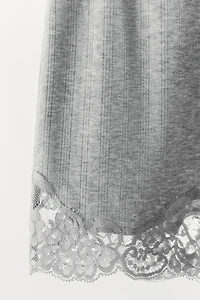 POINTELLE LACE SHORTS