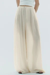 FULL LENGTH MULTI PLEAT PANTS