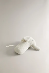 CHILDREN'S ELEPHANT PLUSH TOY RATTLE