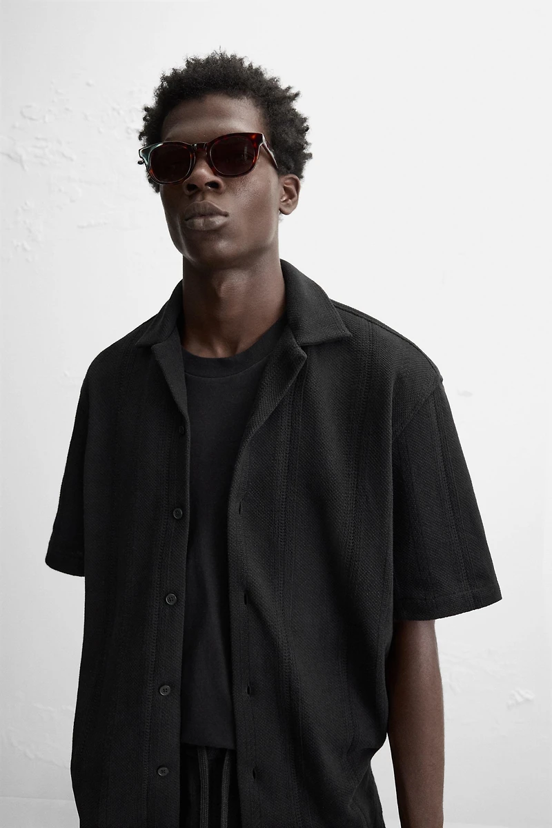 JACQUARD TEXTURED SHIRT