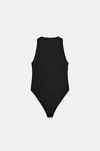 POLYAMIDE HALTER BODYSUIT