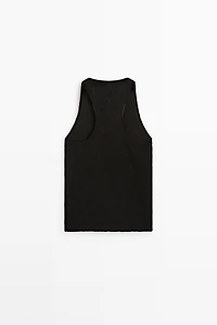 Flowing top with embroidery