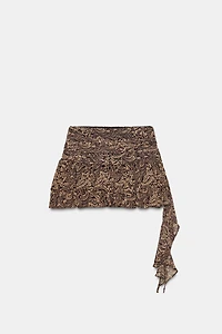 JUPE-CULOTTE PLIS VOLANTS