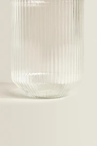 VERRE EN BOROSILICATE LIGNES EN RELIEF