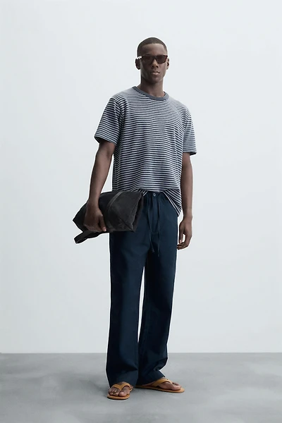STRIPED JACQUARD SWEATSHIRT