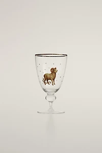 ARIES ZODIAC WINE GLASS | MARISA BERENSON