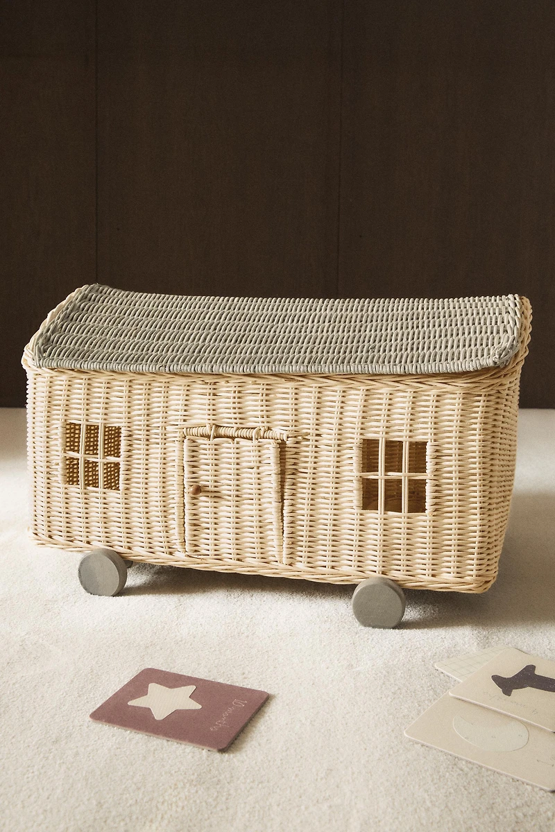 LARGE KIDS HOUSE BASKET