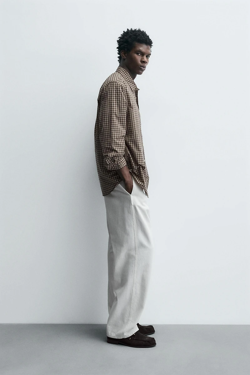 CHEMISE RELAXED FIT À CARREAUX