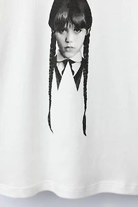 T-SHIRT CÔTELÉ WEDNESDAY ©