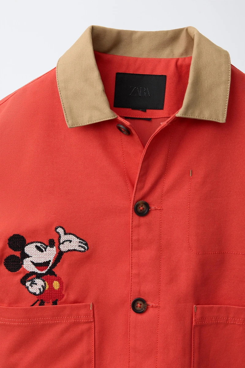 BLOUSON CANVAS BRODÉ MICKEY MOUSE © DISNEY