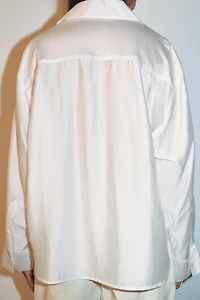 CHEMISE SATINÉE OVERSIZE