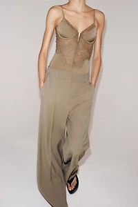 LACE POLYAMIDE BODYSUIT