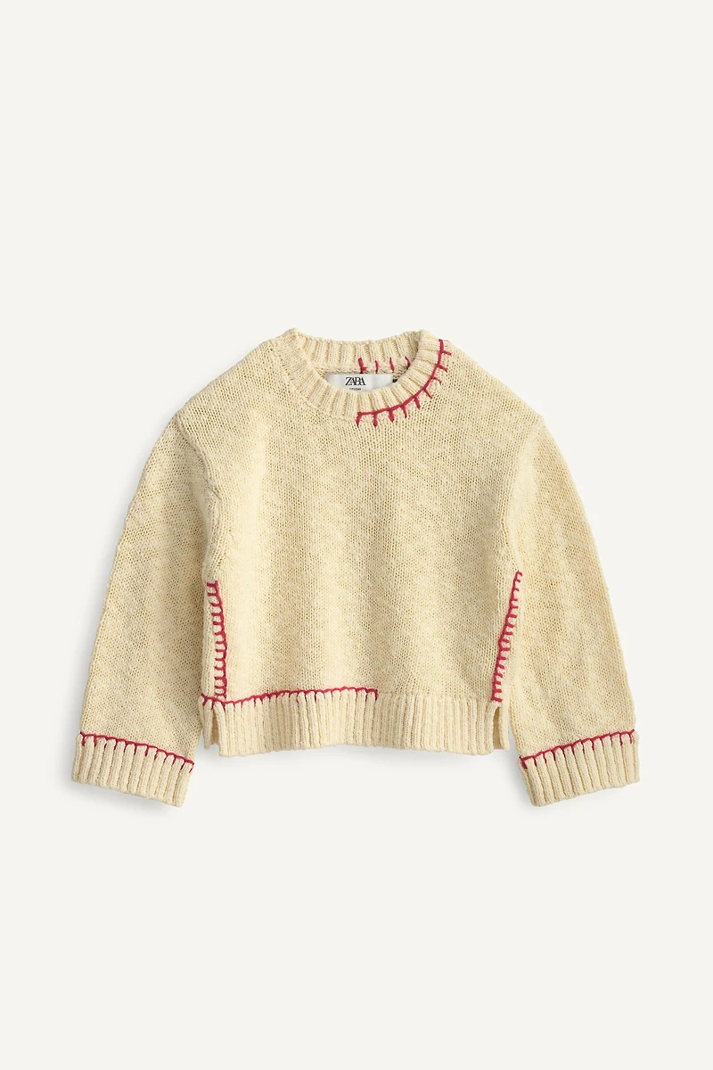 LIMITED EDITION STITCHED KNIT JUMPER